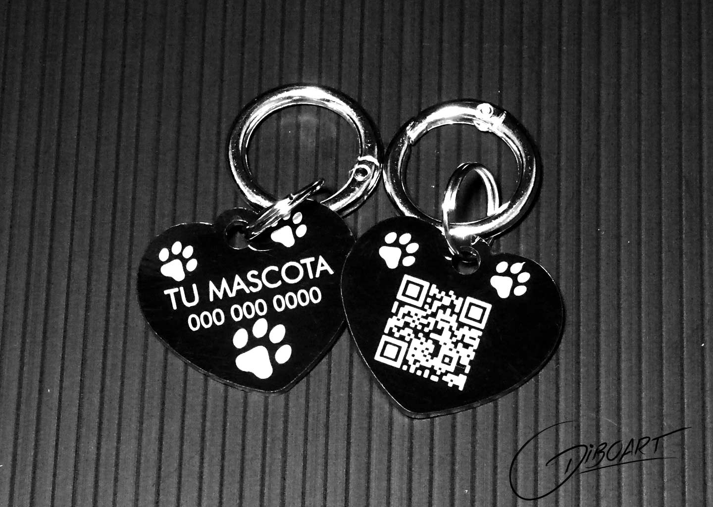 placa para perros y gatos con QR Pereira